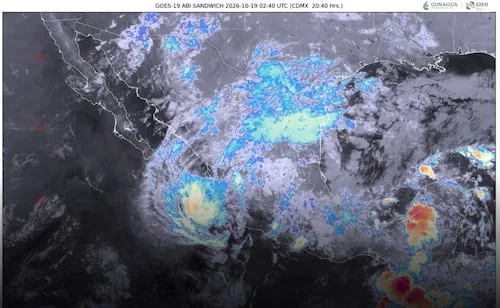 Huracán Trudy se debilita a categoría 1 frente al Pacífico mexicano; mantiene riesgo de lluvias fuertes en 3 estados
