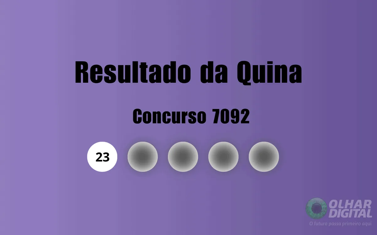 Resultado da Quina de hoje: veja números e ganhadores do concurso 7092 (sexta, 14/08)