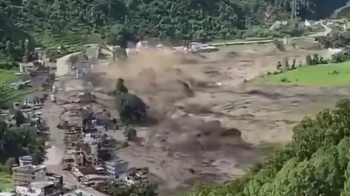 Video: Riverside Settlement Washed Away In Seconds In Nepal Floods