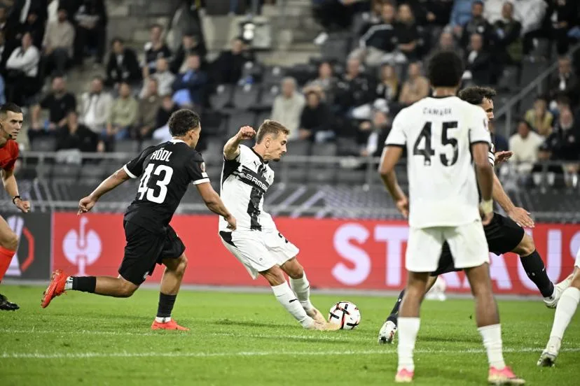 Rennes se contente d'un nul à Graz pour ses débuts en Ligue Europa
