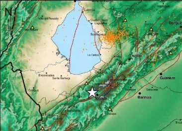 Sismo de magnitud 3,6 en el estado Mérida