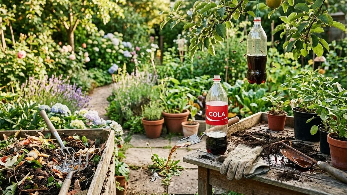 Cinco formas poco conocidas de usar la gaseosa cola en el jardín para proteger las plantas