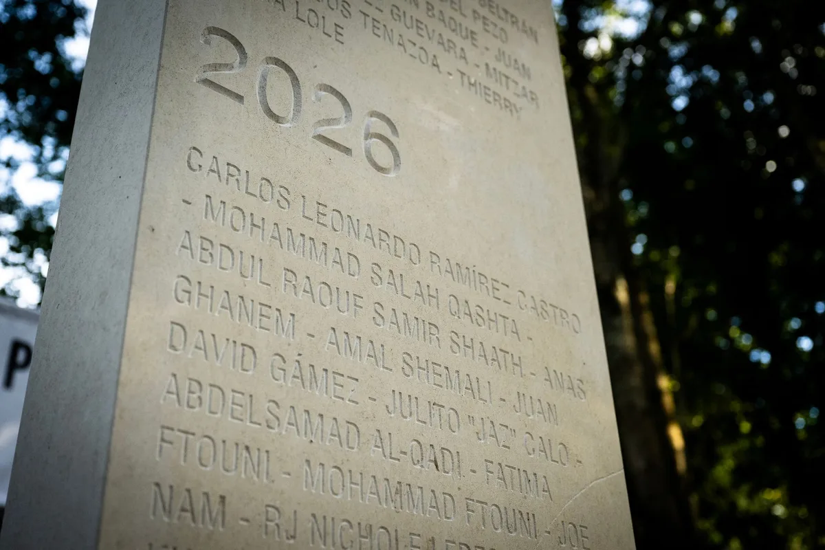 Bayeux : la stèle 2026 en mémoire de 56 reporters tués en mission dévoilée
