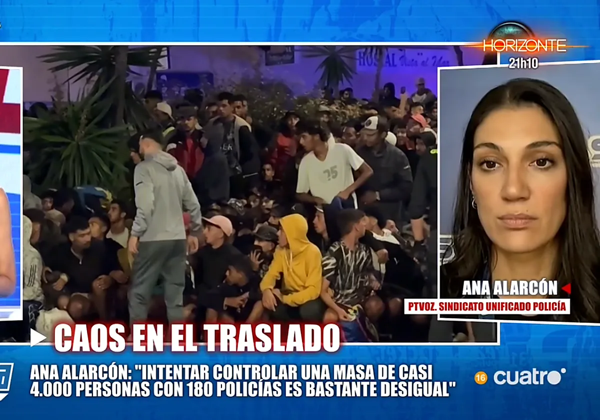 Ana Alarcón, portavoz del SUP, dura con la gestión del operativo en Ceuta: «Se han encontrado con una falta de instrucciones claras; es bastante preocupante»