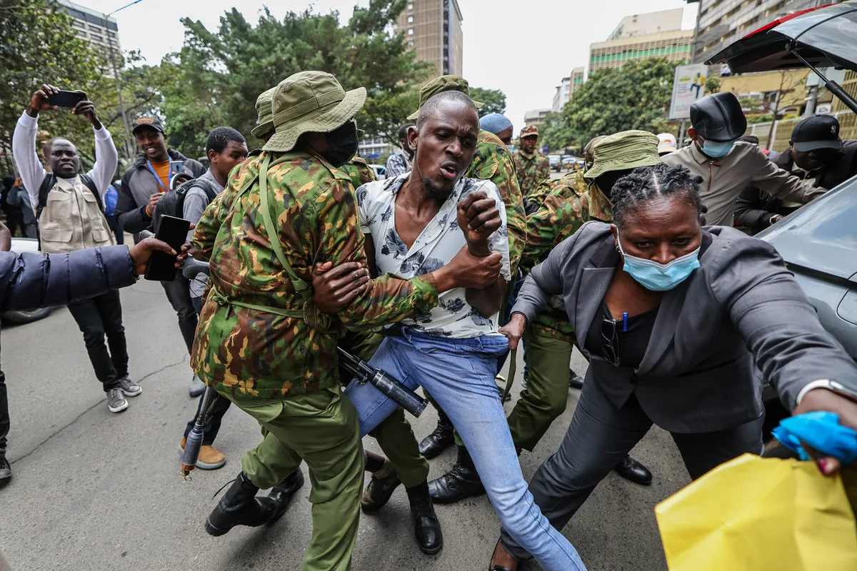 Kenya police fire tear gas to disperse traders protesting import duty hike