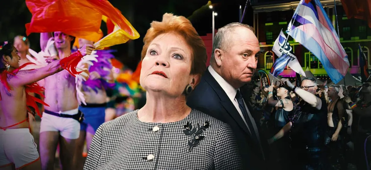 From 'I dont like it' to 'gayest party'? One Nation's complex history on LGBTIQ+ rights