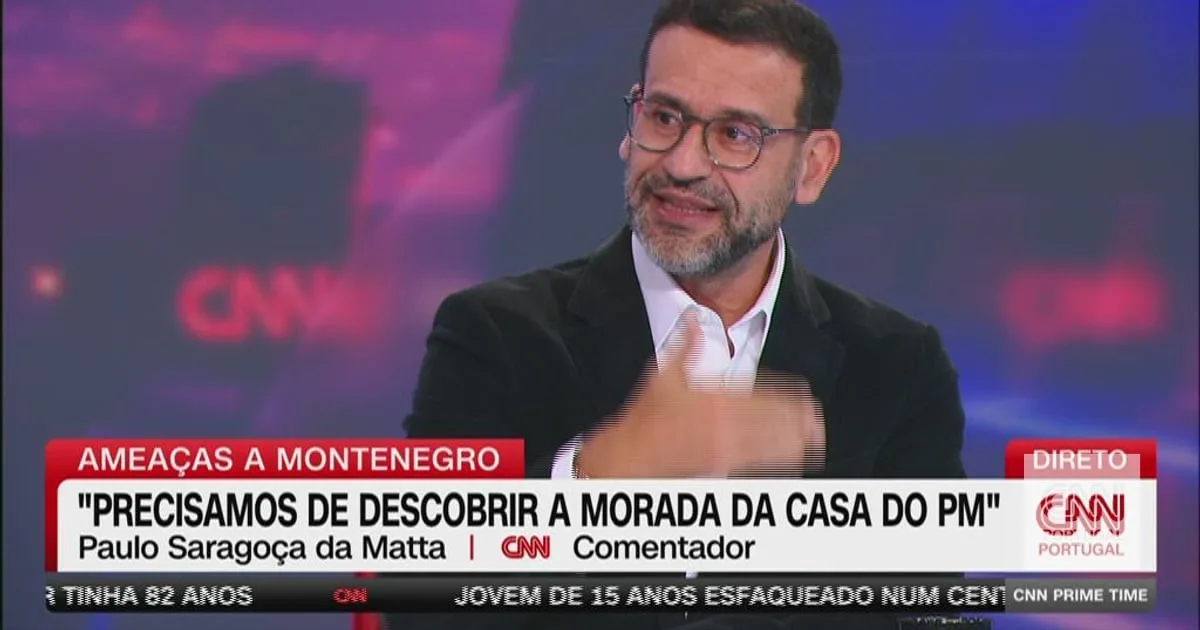 Vídeo que mostra ameaças contra Montenegro "é um concurso real de uma série de crimes"