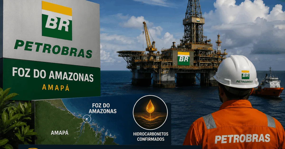 Petrobras confirma hidrocarbonetos na Foz do Amazonas