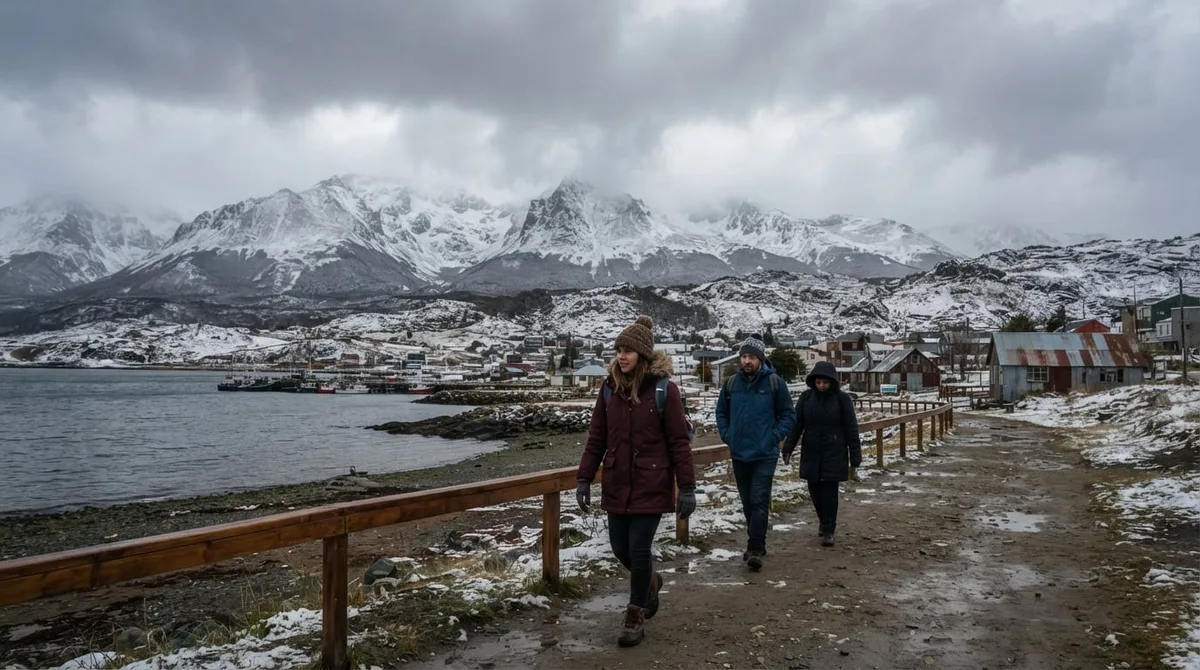 Clima en Tierra del Fuego hoy miércoles 26 de agosto: cielo cubierto y frío intenso
