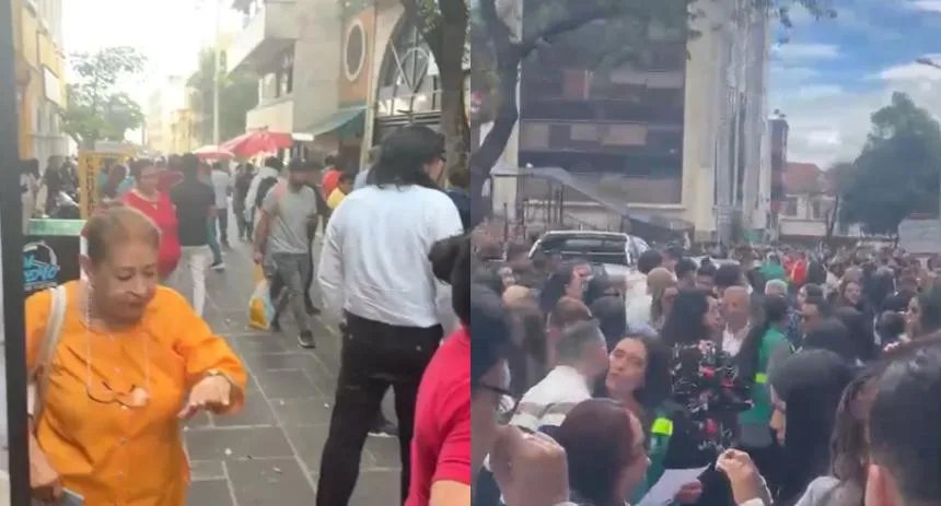 EN VIDEOS: Sismo de 5,1 sacudió a Colombia este 26Ago, provocó caos y desalojo de edificios