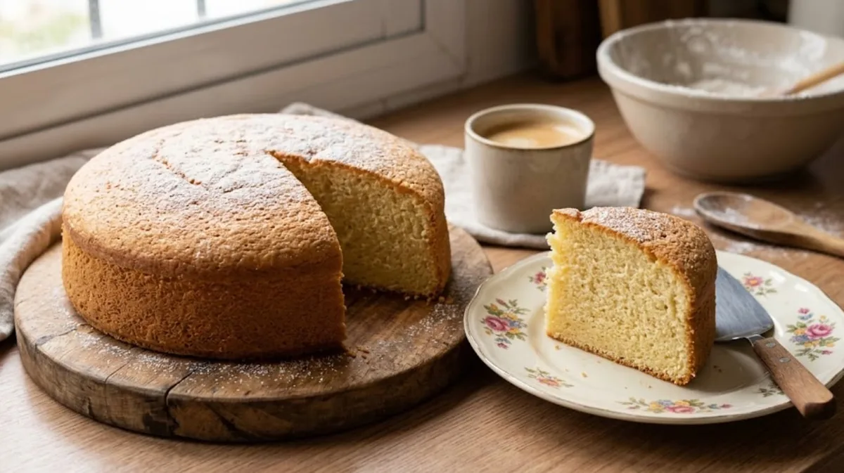 Bizcochuelo barato, sin leche y con un solo huevo: la receta fácil para hacer en casa