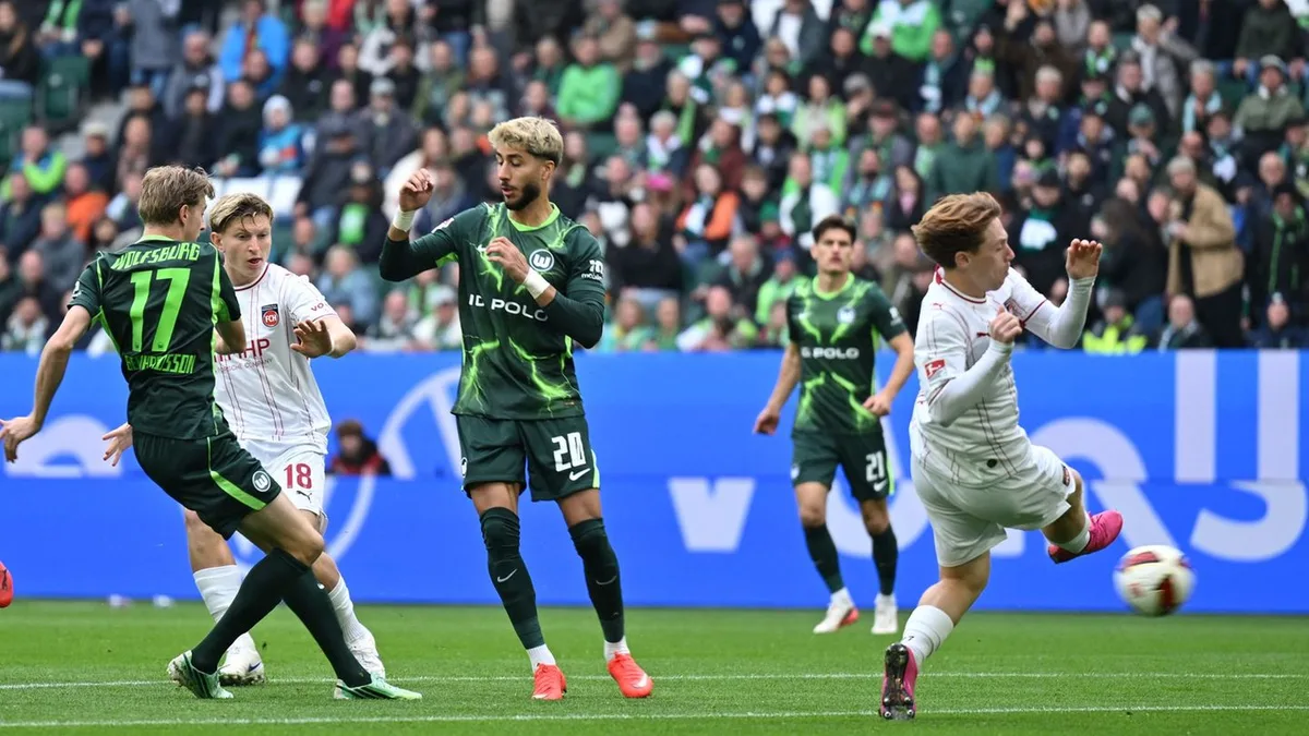Zweite Fußball-Bundesliga: Wolfsburg schlägt Heidenheim mit schnellstem Liga-Saisontor