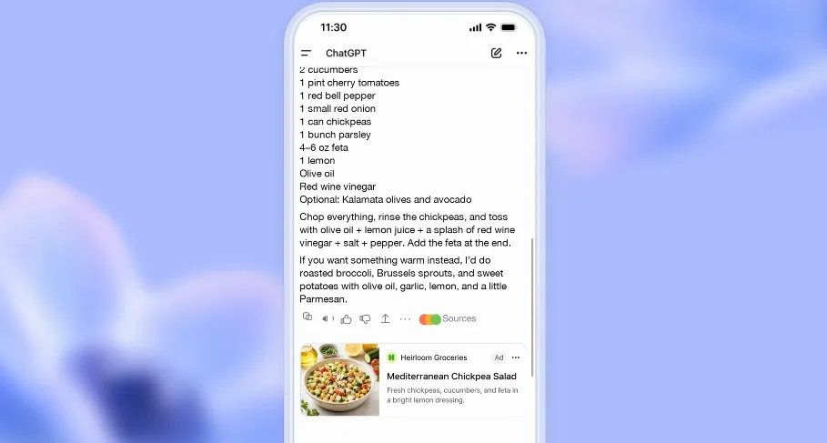 Anúncios no ChatGPT atingem receita bilionária poucos meses após lançamento