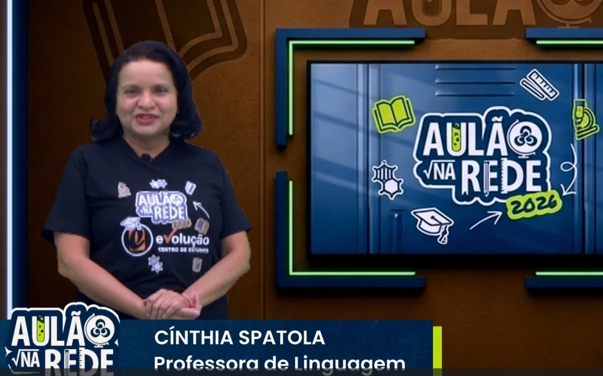 Aulão na Rede 2026: professora explica coesão e progressão textual para o Enem
