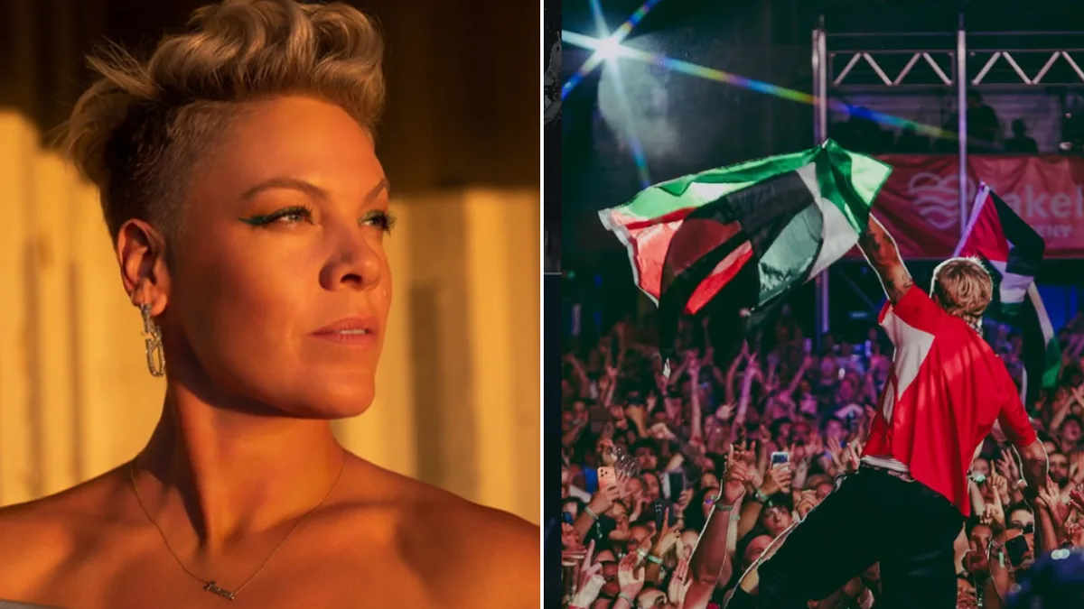 Pink breaks silence after sharing calls for Macklemore to be dropped from Ed Sheeran tour over anti-Israel acts