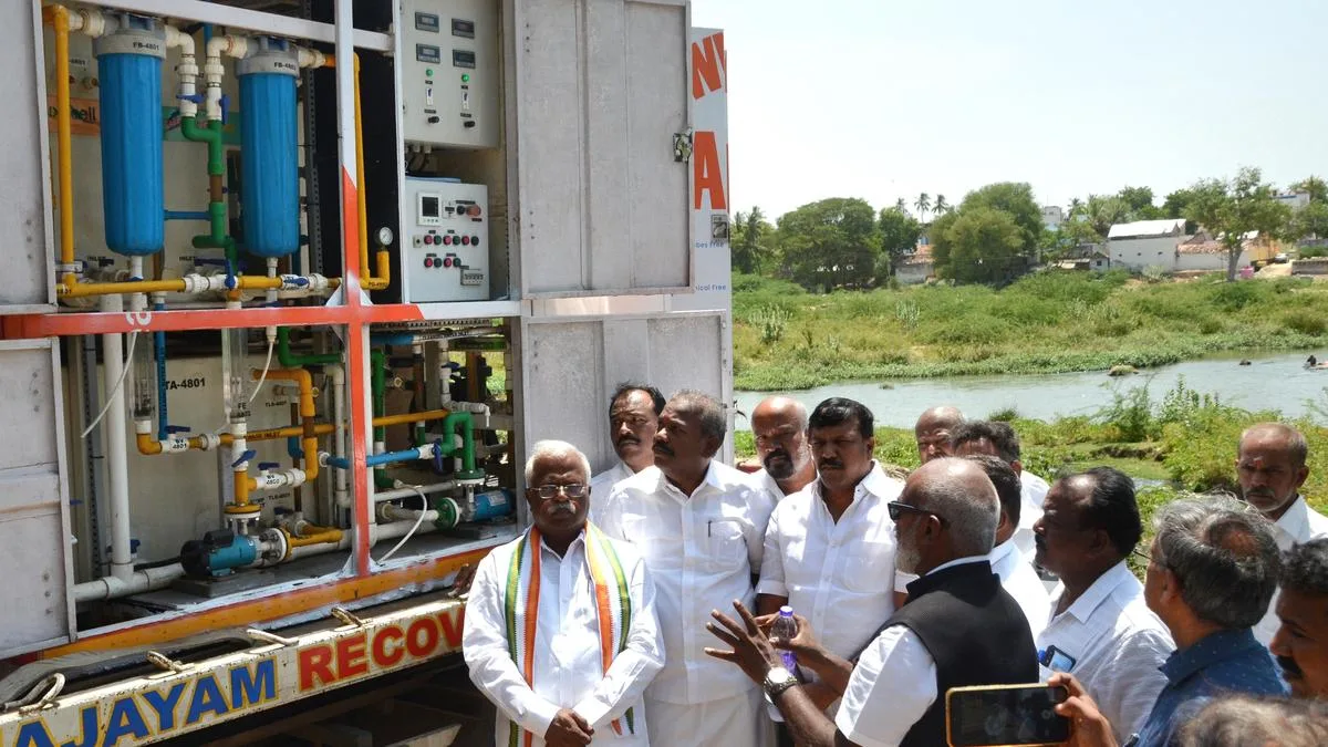 Chemical-free electrochemical that cleans sewage before it enters Tamirabharani