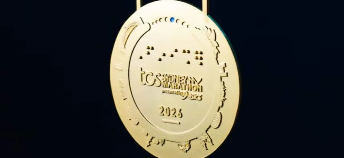 'A little more unique': Wrong design accidentally added to Sydney Marathon medal