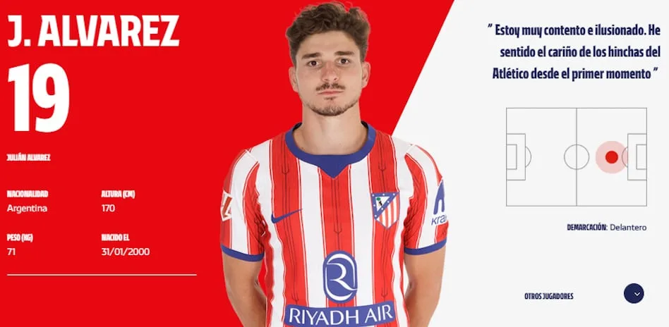 El contundente mensaje de Julián Álvarez en la foto oficial del Atlético Madrid que se volvió viral en medio de las tensiones por su salida
