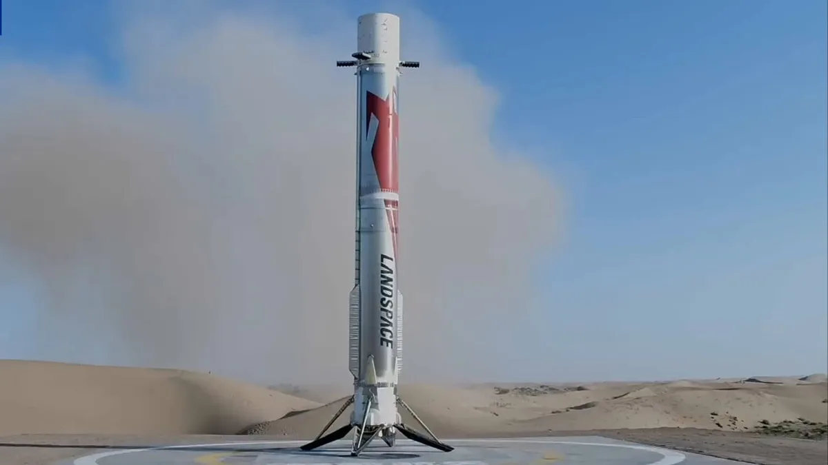 China’s LandSpace beats SpaceX with steel-booster recovery after orbital launch