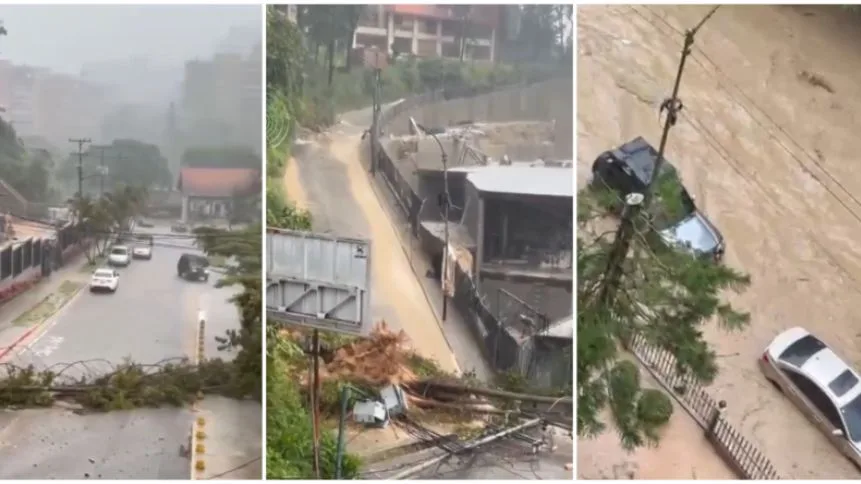 Lluvias provocaron el desbordamiento de una quebrada en Carrizal la tarde de este 23Ago