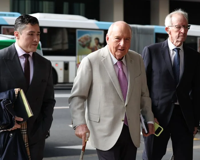 Alan Jones’s barrister argues alleged victim was not groomed because that ‘happens to young children’