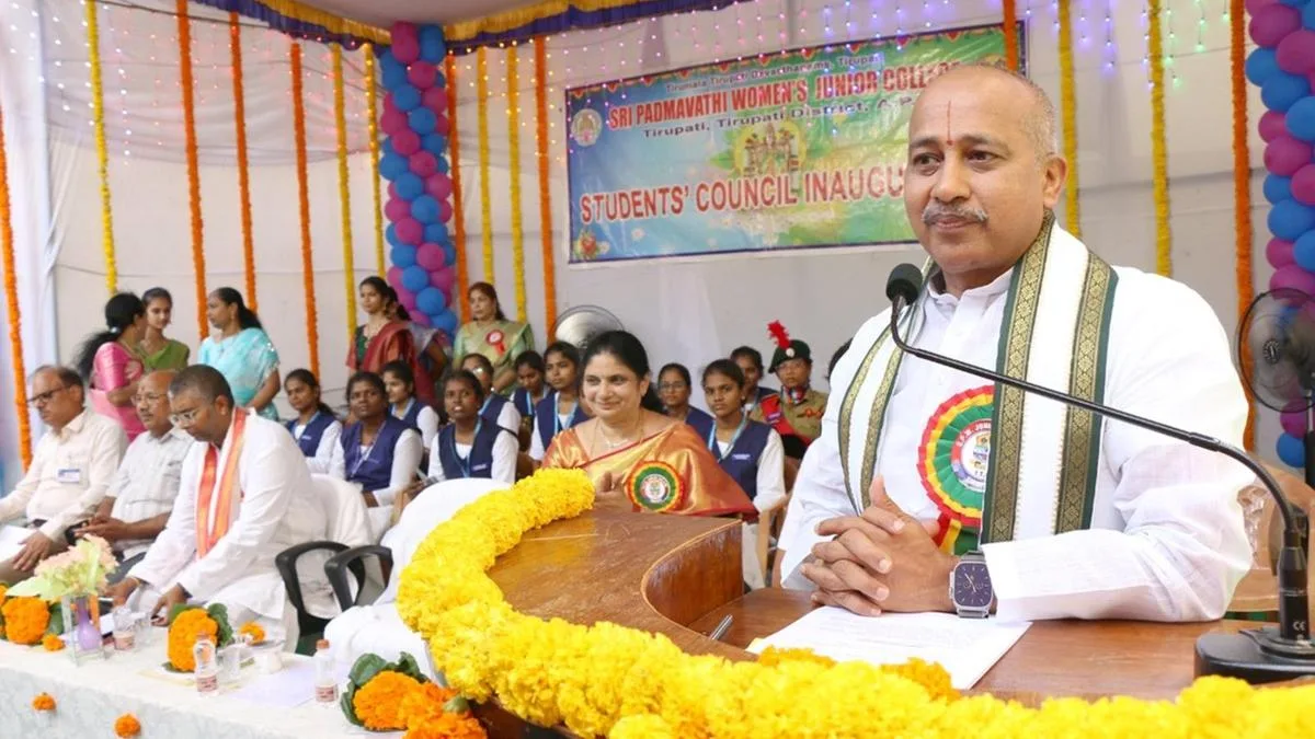 TTD EO urges students to pursue education with discipline, determination