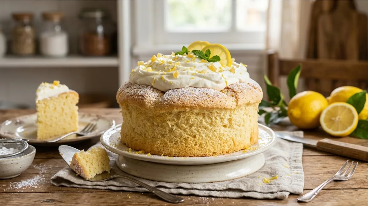 Torta nube de limón: la receta sin horno ni azúcar para hacer en menos de 1 hora y disfrutar en la merienda