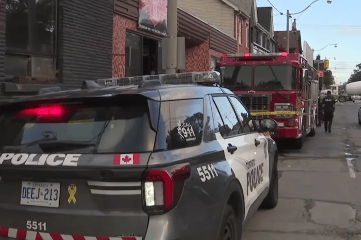 Roads reopen after fire in Toronto’s east end