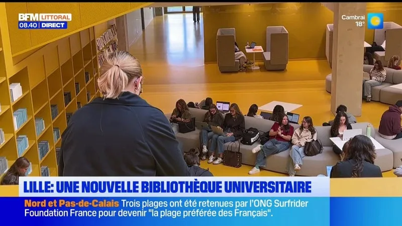 Les étudiants lillois peuvent profiter d'une nouvelle bibliothèque universitaire