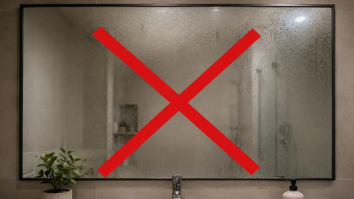 Adiós al espejo empañado: la solución tecnológica que recomiendan los arquitectos y ya es tendencia en baños