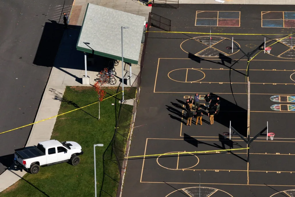 Man who stopped the Oregon elementary school shooter has 2 daughters at the school, his mom says