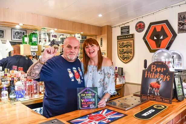 Couple crowned winners of Britain's Best Pub Shed with incredible garden boozer