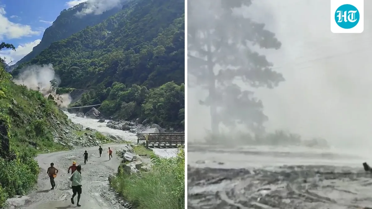 Man records raging floodwaters rushing towards him, co-workers in Nepal: ‘Rescued by helicopter’