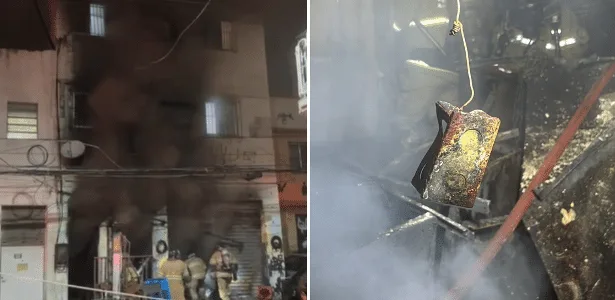 Incêndio em prédio deixa dois mortos e nove feridos no Rio