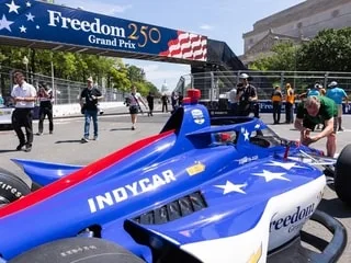 Donald Trump en vedette d’une course d’Indycar en plein Washington