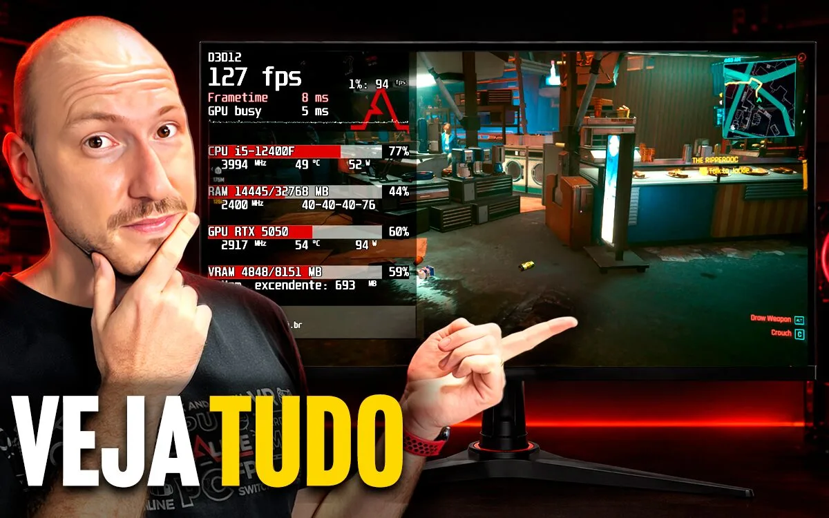 Estatísticas na tela: veja como deixar igual ao do Adrena