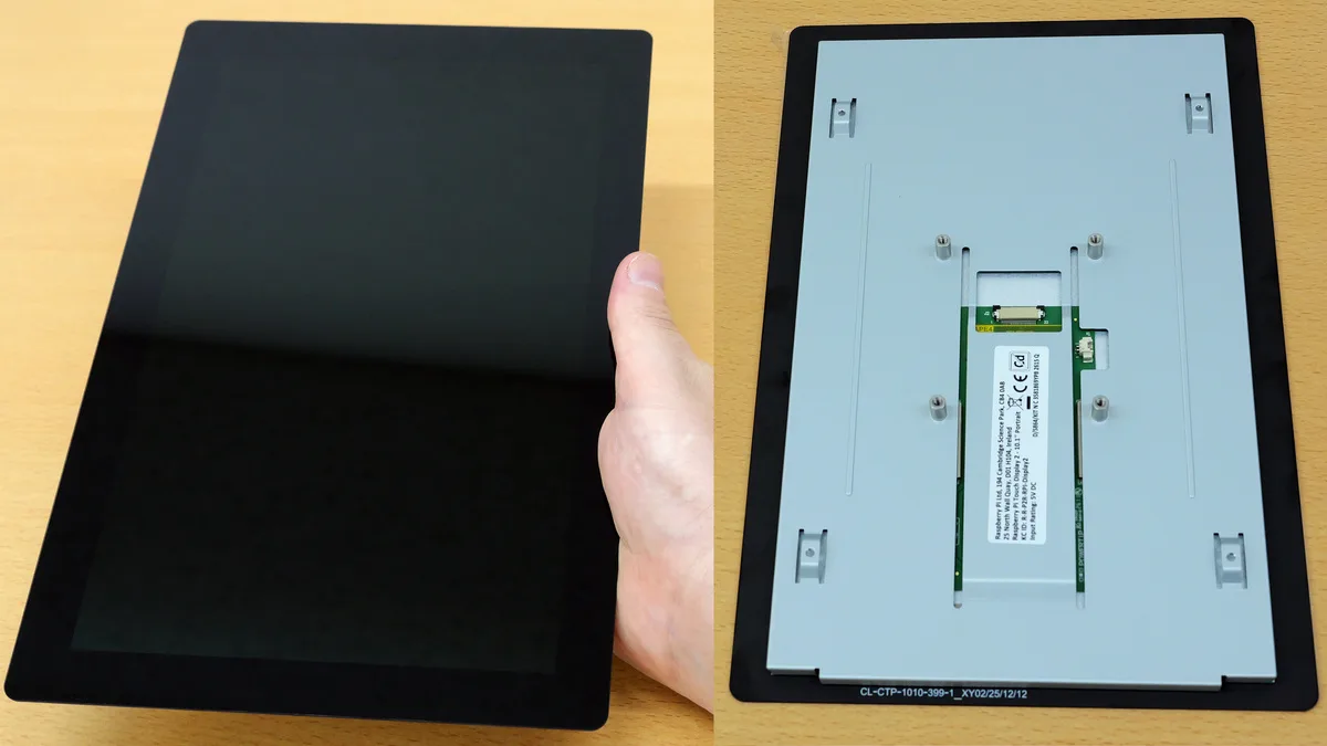Raspberry Pi向け純正タッチパネル「Raspberry Pi Touch Display 2」の10インチモデルをフォトレビュー、サイズ大幅アップで解像度向上