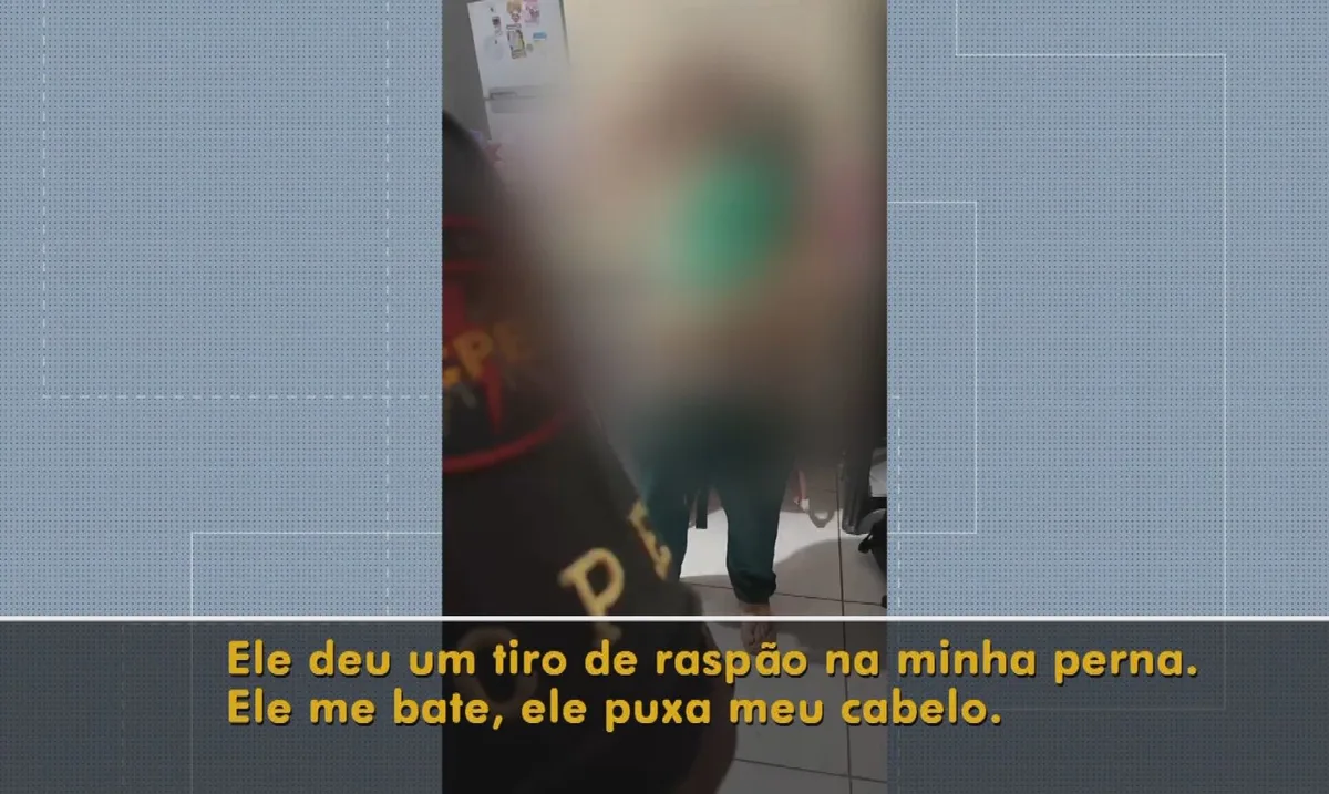 Mulher denuncia que foi baleada, espancada e estuprada por marido e que violência acontecia há 11 anos: 'Fala que vai me matar'