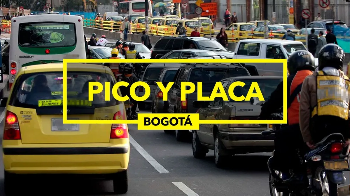 Pico y Placa en Bogotá: restricciones vehiculares para este lunes