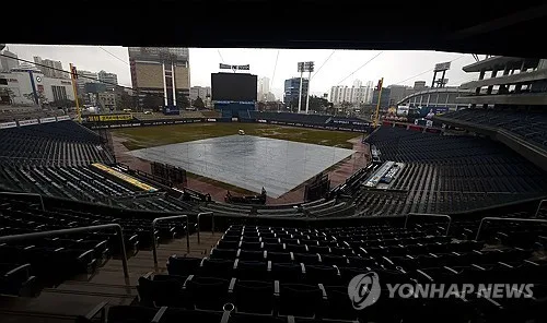 프로야구 KIA-NC 창원 경기 우천 취소…추후 재편성