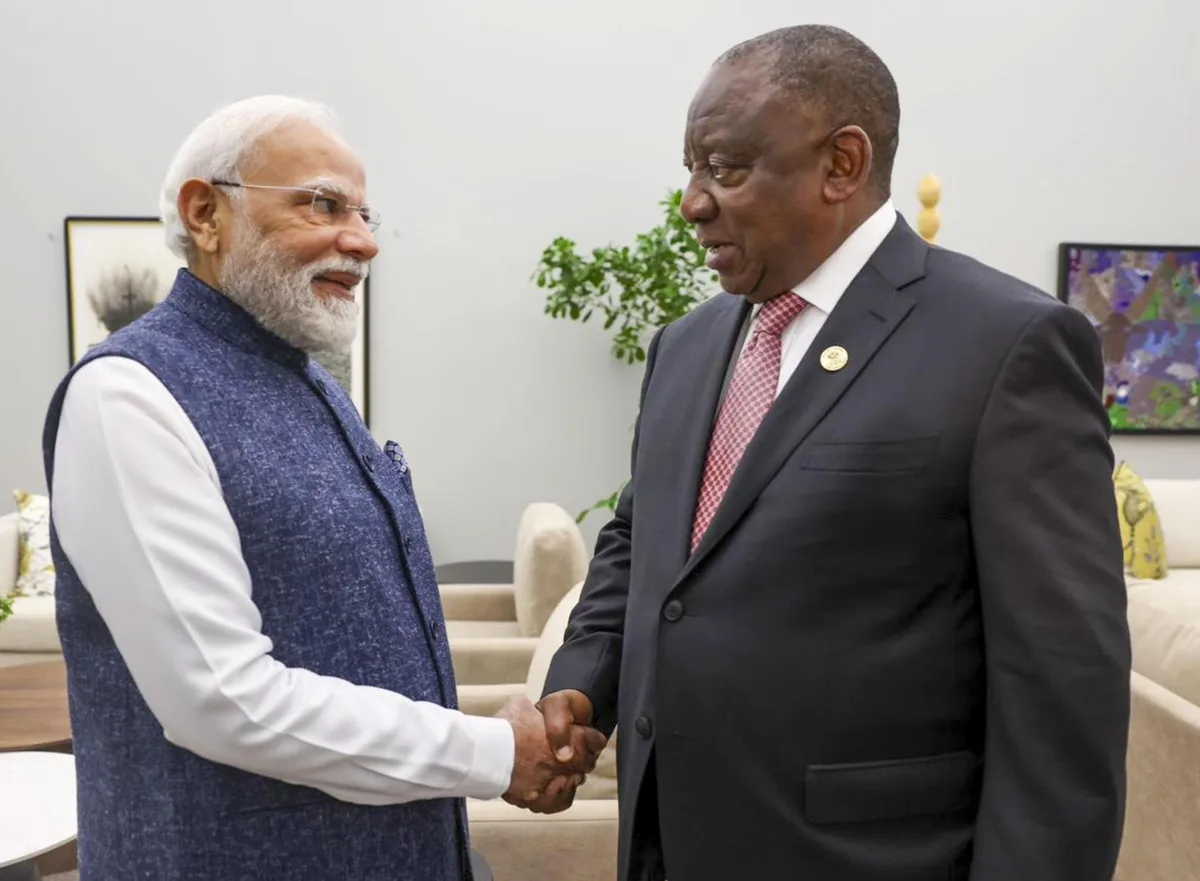 South African Prez cites historic ties, seeks stronger India cooperation