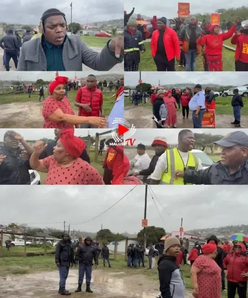 Gunfire erupts as EFF and Ngizwe supporters clash