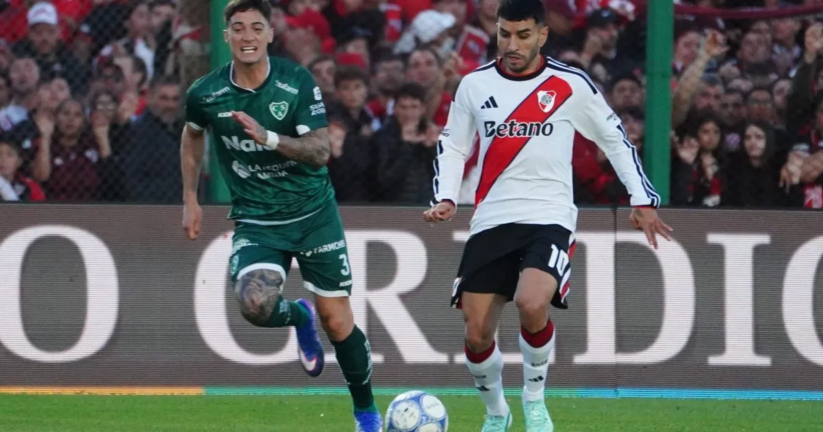 River empató con Sarmiento en Junín y quedó afuera de los puestos de playoffs en el Clausura
