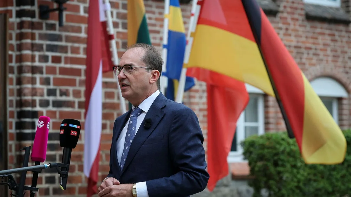 Sicherheit im Ostseeraum: Dobrindt: Reaktions-Taskforce für Ostseeraum
