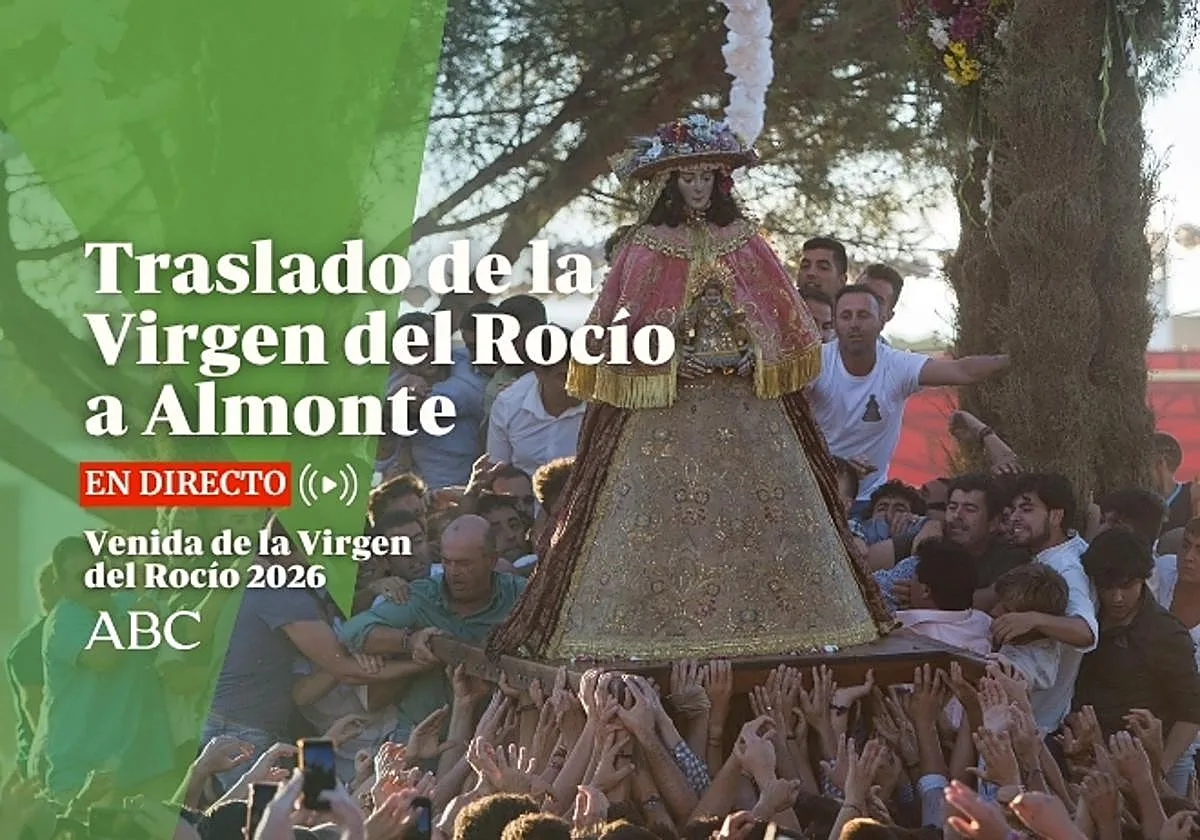 Traslado de la Virgen del Rocío a Almonte: sigue en directo su paso por el camino de Los Llanos