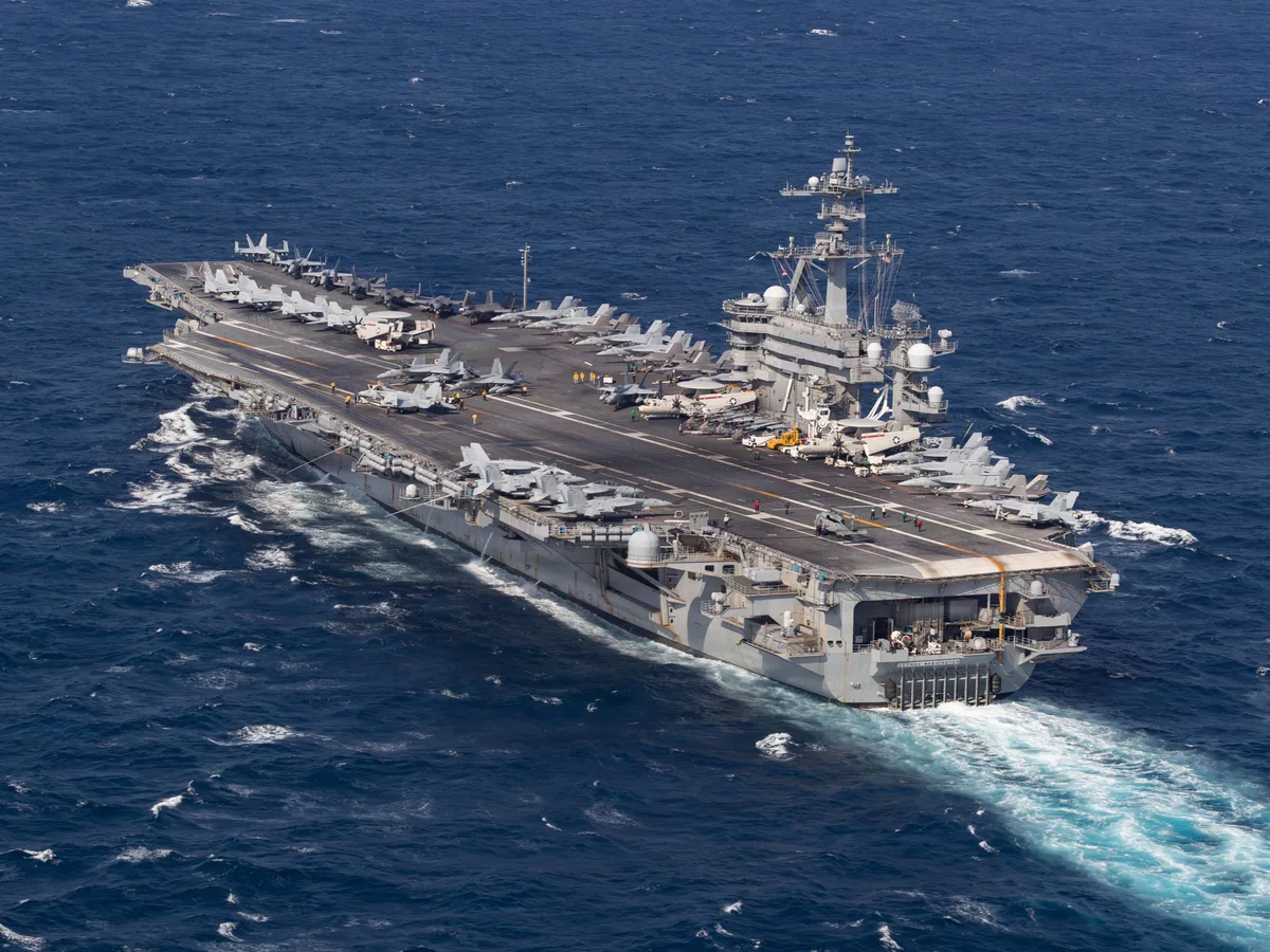 A new US carrier strike group has arrived in the Middle East as concerns swirl around USS Abraham Lincoln
