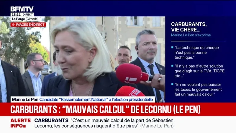 "Des économies où? Sur qui?": Marine Le Pen questionne "l'effort budgétaire d'environ 54 milliards d'euros" avancé par Sébastien Lecornu