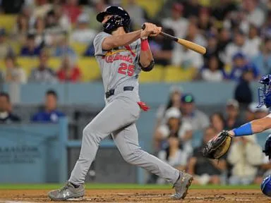 Thomas Saggese leads 5-homer outburst in Cardinals' 13-8 win over Dodgers