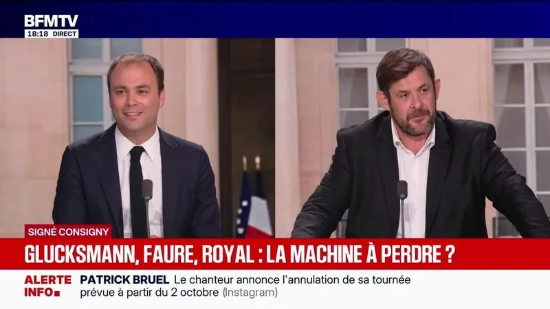 SIGNÉ CONSIGNY - Glucksmann, Faure, Royal : la machine à perdre ? - 01/09