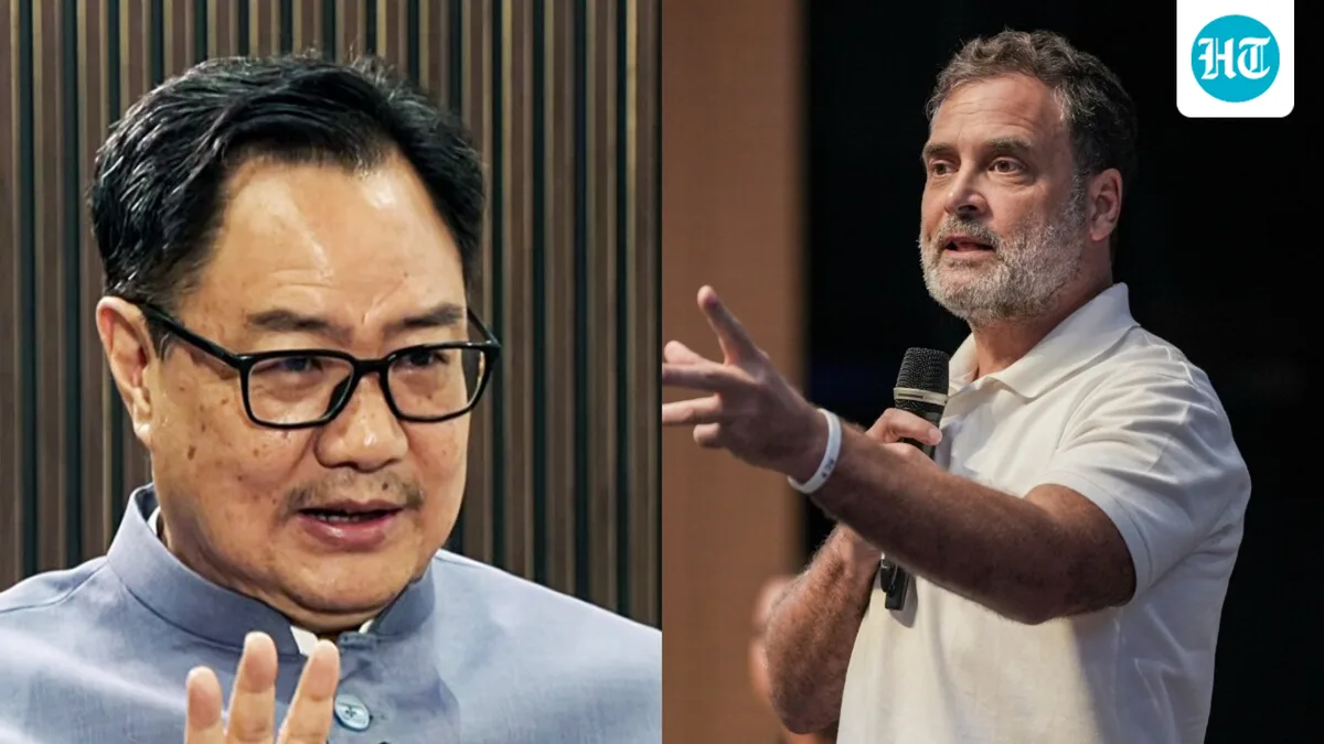 'Should we praise this brutality?': Rahul Gandhi slams CJP stir remark by Kiren Rijiju
